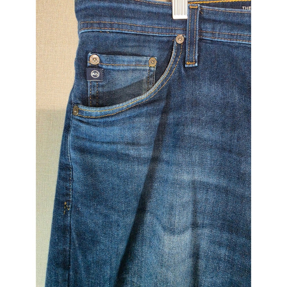 AG Adriano Goldschmied The Everett Slim Straight Mens Dark Wash Jeans 34x32 - Picture 3 of 10